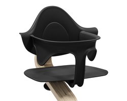 Stokke Nomi Babyset, Zwart - Biedt zij- en rugsteun als je baby leert zitten - Past bij alle Nomi-stoelen