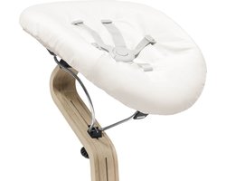 Stokke Nomi newbornset, Zwart/Grey Sand - Met 5-punts veiligheidsharnas en omkeerbare, wasbare textielset - Past op alle Stokke Nomi-stoelen