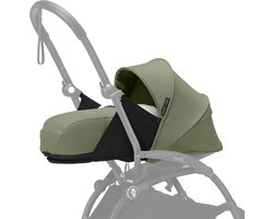 Stokke YOYO 0+ Newborn Pack, Olive - Inclusief matras, uitschuifbare luifel en vijfpuntsgordel - Vereist YOYO-frame (apart verkrijgbaar)