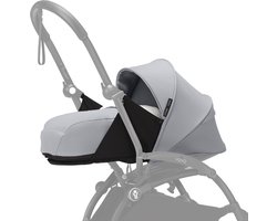 Stokke YOYO 0+ Newborn Pack, Stone - Inclusief matras, uitschuifbare luifel en vijfpuntsgordel - Vereist YOYO-frame (apart verkrijgbaar)
