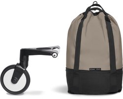 Stokke YOYO-tas, Taupe - Extra opbergruimte voor de YOYO-kinderwagen - Eenvoudig te bevestigen - Heeft geen invloed op de wendbaarheid- Wasbaar op 30°C