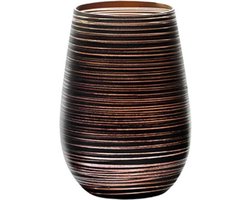 Stölzle Twister Waterglazen Zwart Brons 465 ml