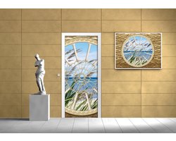 Stone Wall Beach Sea Sand Nature Photo Wallcovering