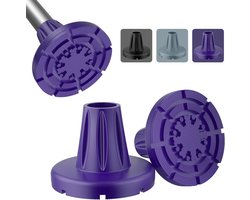 Stool Caps 7/8in (22mm) - Paar - Rubber - Extreme grip voor alle terreinen - ShopVlot