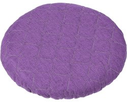 Stool Covers Rond - Elastische Bar Stool Covers - Wasbare Stool Cushion Cover - Stretch Bar Chair Covers voor 25-33 Inch Stoelen - Paarse Kleur