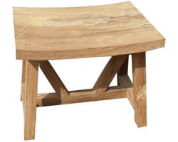 Stool voetenbank teak