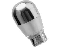 Stoompijpje Koffiezetapparaat - Melkopschuimer Accessoire - Schuim Maken - 4-Gats Ontwerp - 2.3cm Lengte - Zilver