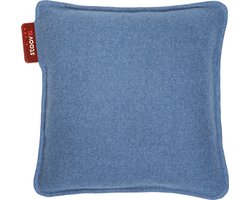 Stoov Warmtekussen | Ploov² Mid Blue | Duurzaam & Draadloos | Infrarood warmtekussen | 45x45 cm | Plus batterij