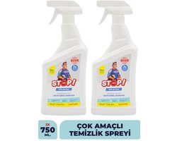 STOP Forte Vlekverwijderaar – 2 x 750 ml – Krachtige Vlekkenreiniger voor Kleding, Banken en Vloerkleden – Langdurige Bescherming - Leke Cikarici