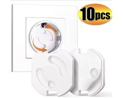 Stopcontact Beveiliging Baby & Kind – 10 Stuks – Kinderbeveiliging Stopcontact – Veilig & Eenvoudig te Plaatsen