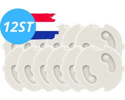 Stopcontactbeveiliging – 12 Stuks – Baby- & Kinderbeveiliging – Nederlandse Stopcontacten – Stopcontactbeschermers