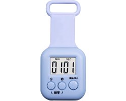 Stopwatch Timer - Keuken Timer - Efficiënt Tijdmanagement - Magnetische Bevestiging - Compact Formaat - Blauw