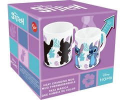Stor Lilo & Stitch Heat Change Mok / Beker Stitch 325 ml Cups & Mok / Bekers