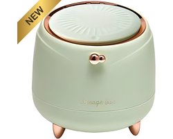 Storage Box™ Tafel prullenbakje - 15x15x13.5 - Mint Groen - Opberg Doos - Op Pootjes - Tafel Organizers - Bakjes - Prullenbakje - Opbergdoosjes