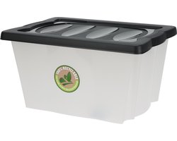 Storage Solutions Opberg box/doos - kunststof - 20 liter - 43 x 33 x 24 cm