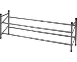 Storage - solutions - Schoenenrek - met - 2 - lagen - (61,5-115)x23x38 - cm