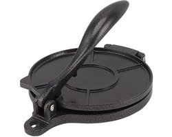 Store_7 - Roti Maker - Multifunctionele Tortillapers - Duurzaam en Efficiënt - Zwart - Keukenaccessoire - Ideaal voor Taarten en Gebakjes - 20 cm