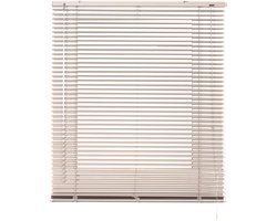Storesdeco - Aluminium Jaloezieën met Koord Grijs stenen kleur 105x160