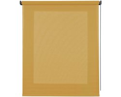 Storesdeco - Doorschijnend rolgordijn, rolgordijnen voor ramen geel 160x250 cm