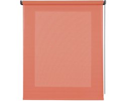 Storesdeco - Doorschijnend rolgordijn, rolgordijnen voor ramen koraal 100x250 cm
