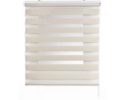Storesdeco - Duo rolgrodijn – stijlvol dubbel textiel linnen, 80x180 cm