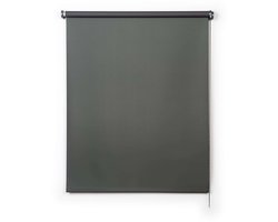 Storesdeco - Opaco rolgordijn, Blackout rolgordijnen Grijs Groen 200x250 cm