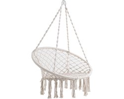 Stork Nest Hammock Chair 50/70 x 123 cm ecru - Brazilian Hanging Swing