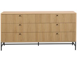 Storo - Commode met 6 lades van hout L157,9 cm