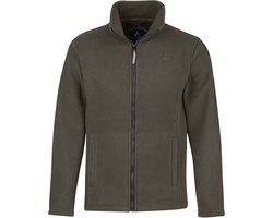 STØRVIK Maks Fleece Vest 4 Seizoenen Heren - Rits - Maat 2XL - Olijfgroen