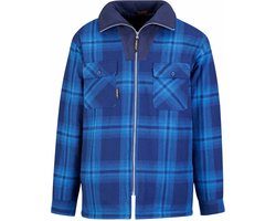 STØRVIK Vancouver Houthakkers Jas Heren - Thermoblouse - Fleece Kraag - Winddicht Gevoerd - Thermo Vest - Maat M - Blauw