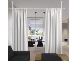 Strakke Witte Roomdivider voor Woon- en Slaapkamer