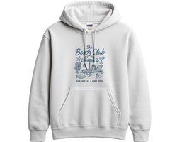 Strand Hoodie – The Beach Club – Zomer Outfit – Unisex Hoodie voor Dames & Heren – Leuk Cadeau