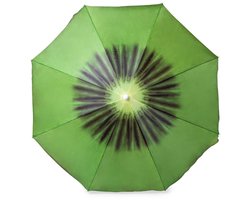 Strand parasol Kiwi - D160 cm - opvouwbaar - verstelbare hoogte - met opbergtas