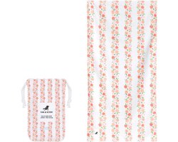 Strandhanddoek Sneldrogend - Zandvrije Handdoek - Strand en Zwembad - Gemaakt van gerecycled materiaal - Medium 130x70cm - Peach Party