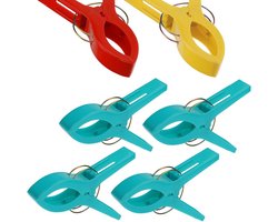 Strandhanddoekklemmen 4 stuks - Clips - Klemmen - Strandhanddoekclips - Handdoekklemmen - Badhanddoek