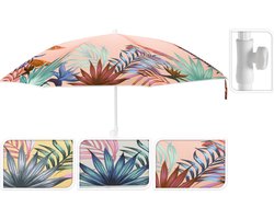 Strandparasol Bladeren 180 cm - Roze