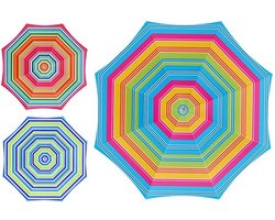 Strandparasol plage 200 cm