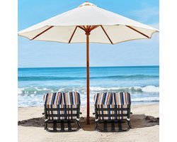 Strandstoelen – Draagbare Stoelen – Vouwstoelen – Campingstoelen – Festivalstoelen – Ultralicht Aluminium Frame – Comfortabele Katoenen Kussens