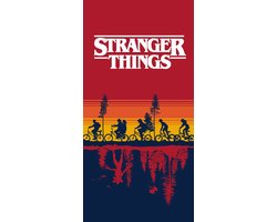 Stranger Things strandhanddoek - 70 x 140 cm