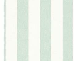 STREPEN BEHANG | Modern - groen wit - A.S. Création Attractive 2