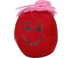 Stressbal Kneedbaar Gezichtje – Voor Fun en het Reduceren van Stress – Versterking van Hand Pols en Onderarm – Rood