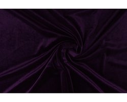 Stretch fluweel - Paars - 1 meter - Per meter - Velvet stof