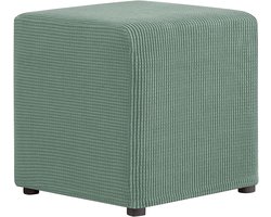 Stretch Poef Hoes Vierkante Kubus 40x40/45x45/50x50cm Poef Hoes Opslag Kleine Voetenbank Hoes Poef Kruk Hoezen Kussenovertrekken Huis Meubelbeschermer,G7,38x38x38cm