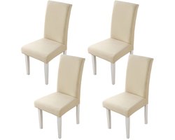 Stretch stoelhoezen - comfortabel en praktisch - set van 4 - diverse kleuren