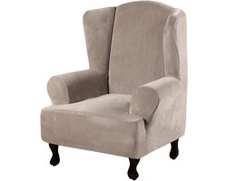 Stretch Stoelhoezen voor Fauteuils en Oorfauteuils - Fluweel en Wasbaar