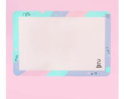 Streusel Siliconen Bakmat - Hittebestendig - BPA en PFAS Vrij - 42 x 28 cm - Transparant - Herbruikbaar - Oven Mat - Taarttopper - Duurzaam