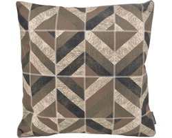 Stripe Patchwork #2 Kussenhoes | Imitatiesuède / Polyester | 45 x 45 cm