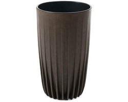 Stripped Eco Coffee - Bloempot - Modern design - UV-bestendig - Gerecycled materiaal