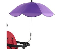 Stroller Parasol, Adjustable Pushchair Parasol, with Clamp, UV Protection, Pushchair Parasol, Umbrella with Universal Holder