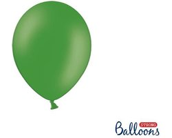 """Strong Ballonnen 12cm, Pastel Emerald groen (1 zakje met 100 stuks)"""